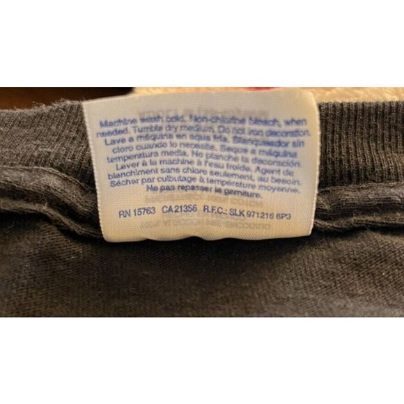 Hanes Men's T-Shirt Red River Rally Motorcycle Double Sided Size Medium - Picture 7 of 7